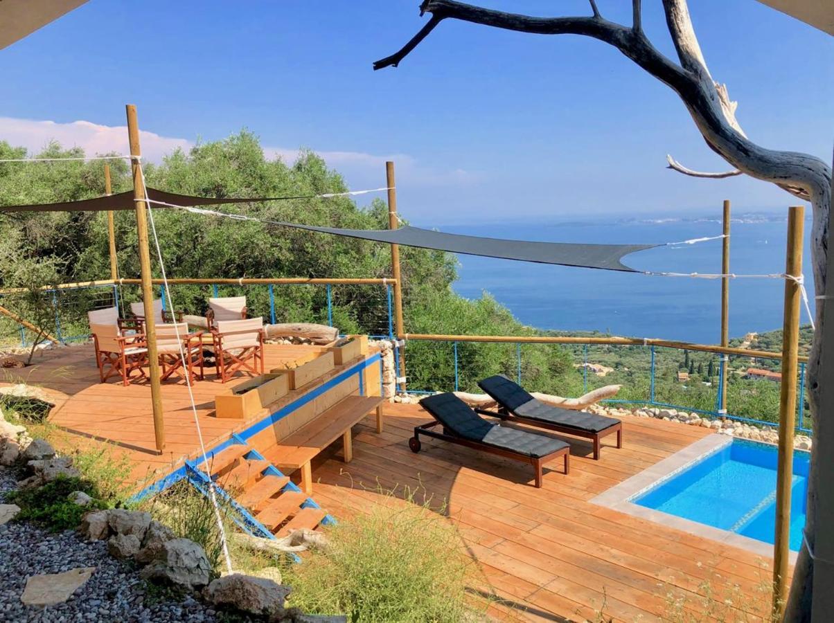 House Sienna Of Villa Intaba Best Views Corfiot Riviera Corfu Island Greece Contemporary Design Pool With Spectacular Sea Views Close To Ipsos Beach Pyrgi  Exterior foto